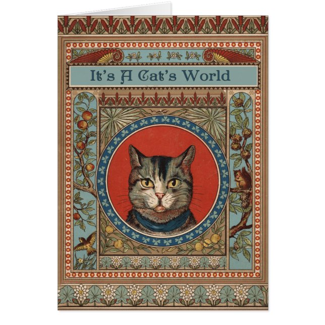 Vintages Katzenleben für Kitty Cat Classic (Vorne)