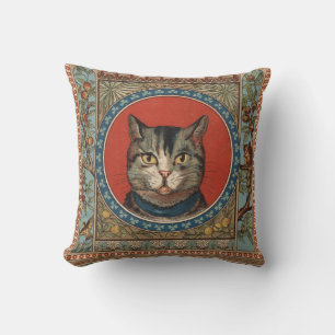 Vintages Katzenleben für Kitty Cat Classic Kissen
