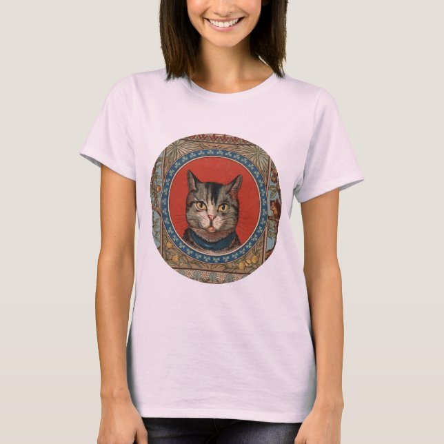Vintages Katzenleben für Kitty Cat Classic T-Shirt (Vorderseite)