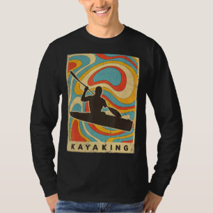 Vintages Kayaking Retro-Poster T-Shirt