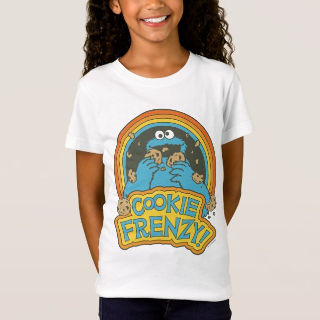 Vintages Keksmonster | Cookie Frenzy T-Shirt (Vorderseite)