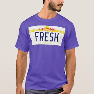 Vintages Kennzeichen für FRISCHES Kalifornien T-Shirt