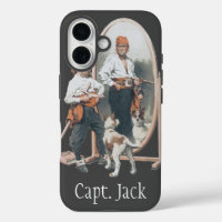 Vintages Kind, Boy Pirate, Hund, Spiegel, Bukcanee