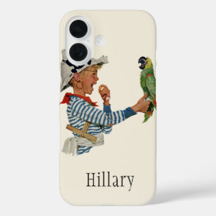 Vintages Kind, Junge Pirat Parrot Bird title_seo2