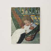 Vintages Kind mit Puppe von Jessie Willcox Smith