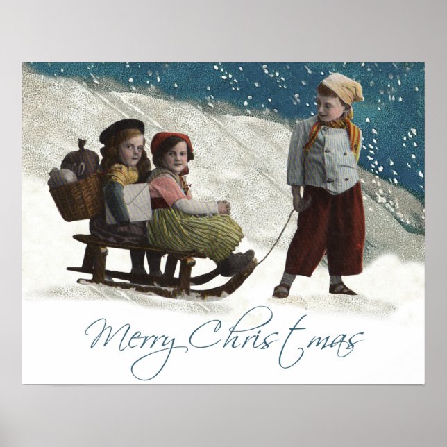 Vintages Kinderbuch Poster (Vorne)