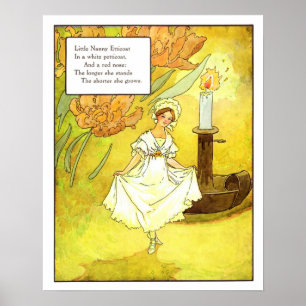 Vintages Kinderzimmer Print - Little Nanny Etticoa Poster