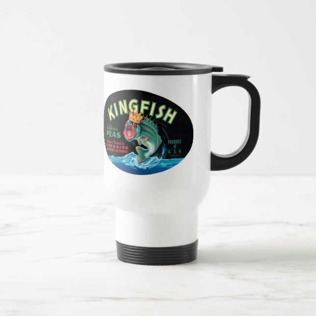 Vintages Kingfischarten-Gütezeichen - Tasse (Rechts)