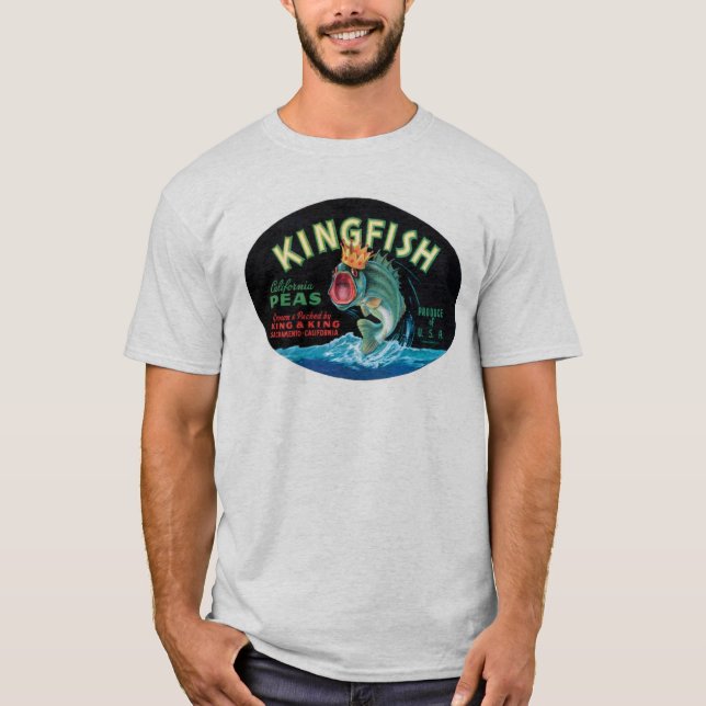Vintages Kingfish Peakkordegel T-Shirt (Vorderseite)