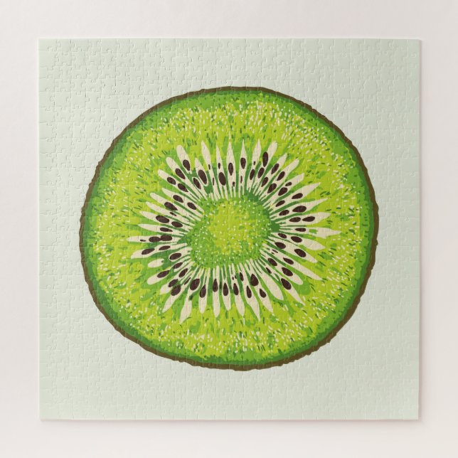 Vintages Kiwi-Slice-Muster. (Vertikal)