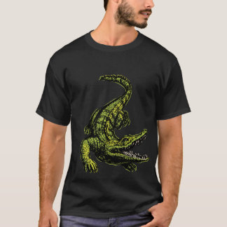 Vintages klassisches Krokodil T-Shirt