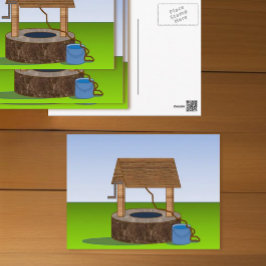 Vintages klassisches Wunschgut Postkarte