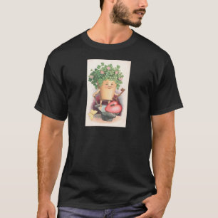 Vintages Kleeblatt Herz und St. Patrick's Day T-Shirt