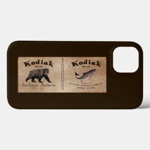 Vintages Kodiak-Lachs-Label Case-Mate iPhone Hülle