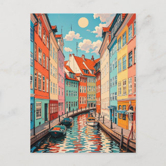 Vintages Kopenhagen - Dänemark Postkarte