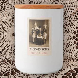 Vintages Kostüm-Party - Lebensmittel- und Getränke Weinetikett