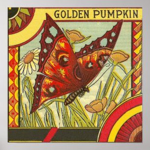 Vintages Kratetikett Poster