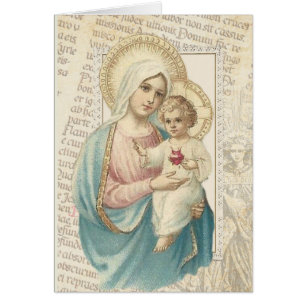 Vintages Kreuz mit Lilientext und Engel