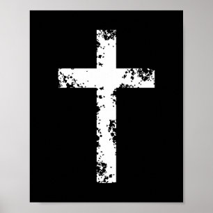 Vintages Kreuz Poster