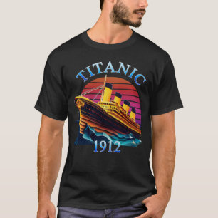 Vintages Kreuzfahrtschiff Titanic Sailing Ship 191 T-Shirt