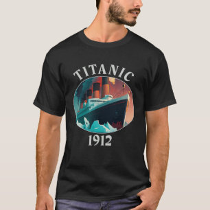 Vintages Kreuzfahrtschiff Titanic Sailing Ship 191 T-Shirt