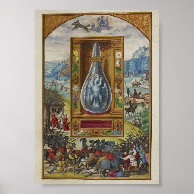 Vintages Kriegsbilderposter Poster (Vorne)