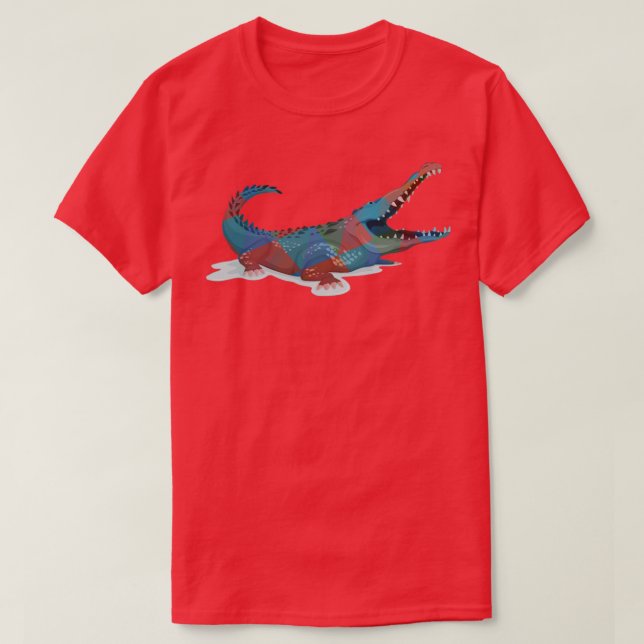 Vintages Krokodil T-Shirt (Design vorne)