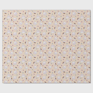 Vintages Kuchenwackelpapier Geschenkpapier