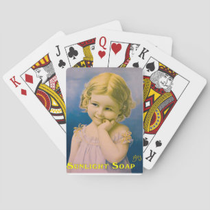 Vintages Kunstbild für Spielkarten