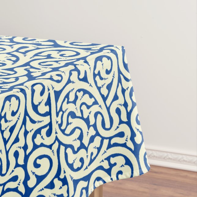 Vintages Kunsthandwerk, Mission Style Vine Pattern Tischdecke (Beispiel)