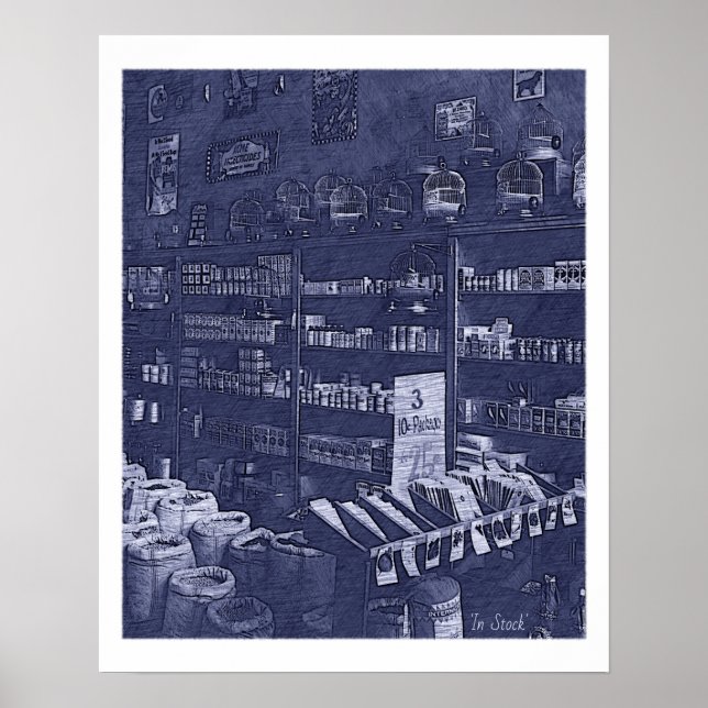 Vintages Kunstposter Poster (Vorne)