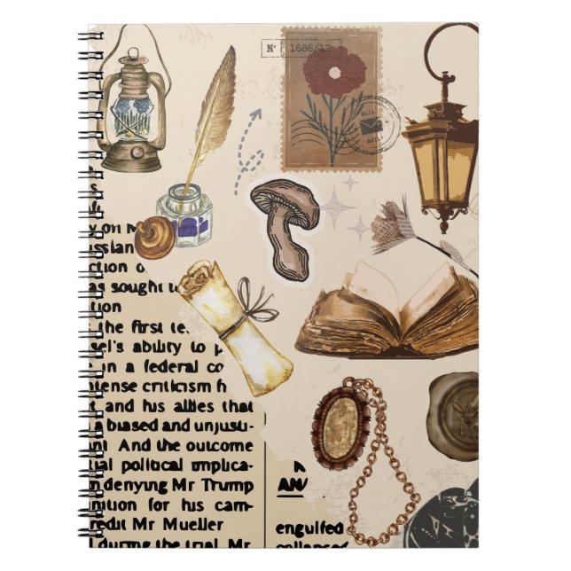 Vintages Kunstsammlerbuch - Antiquitätenbuch Notizblock (Vorderseite)