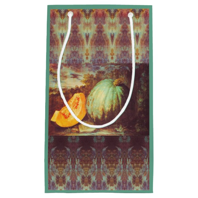 Vintages Kürbiserben Kleine Geschenktüte (Vorderseite)