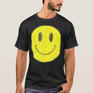 Vintages Lächeln im Gesicht der 70er Jahre T-Shirt