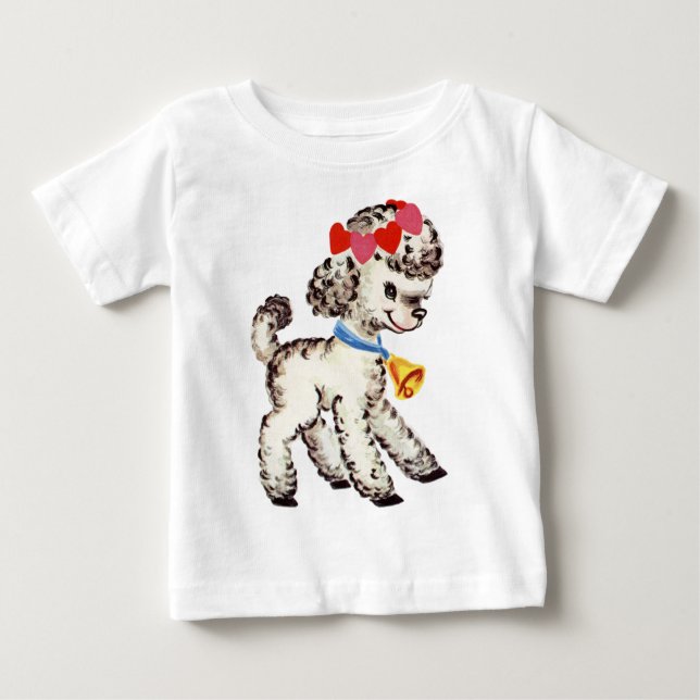 Vintages Lamm Baby T-shirt (Vorderseite)