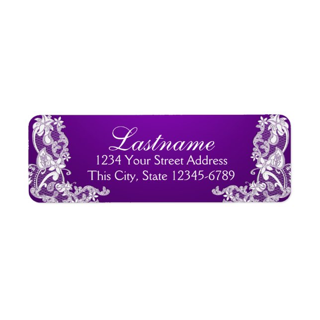 Vintages Land Blumenstrauß Lila (Vorne)