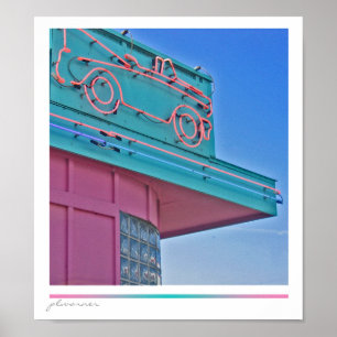 Vintages Laufwerk Poster