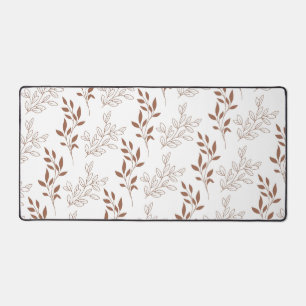 Vintages Leaf-Muster Schreibtischunterlage