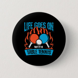 Vintages Leben mit Tischtennis Pong S Button
