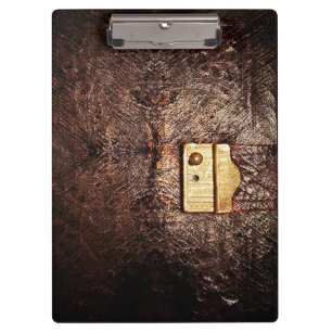 Vintages Leder Klemmbrett