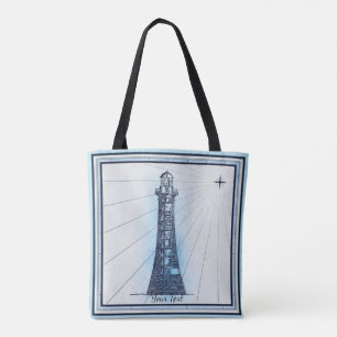 Vintages Leuchtturm Tasche