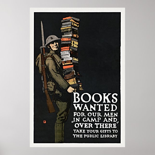 Vintages Library Poster - Retro Power Art (Vorne)