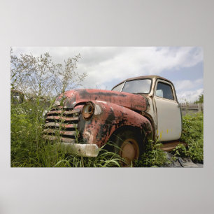 Vintages LKW-Poster Poster