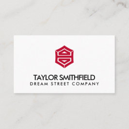 Vintages Logo Moderne Berufliche Visitenkarte