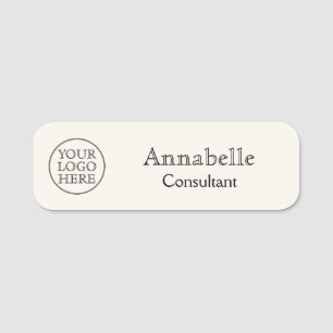 Vintages Logo Namensschild