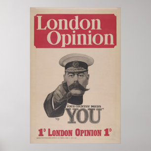 Vintages London Opinion Cover Poster