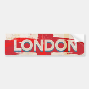 Vintages Londoner Gewerkschaft Poster Autoaufkleber