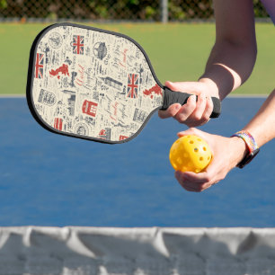 Vintages Londoner Pickleball Racket Schläger