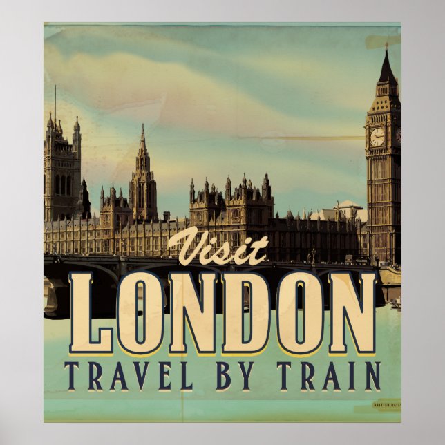 Vintages Londoner Poster (Vorne)