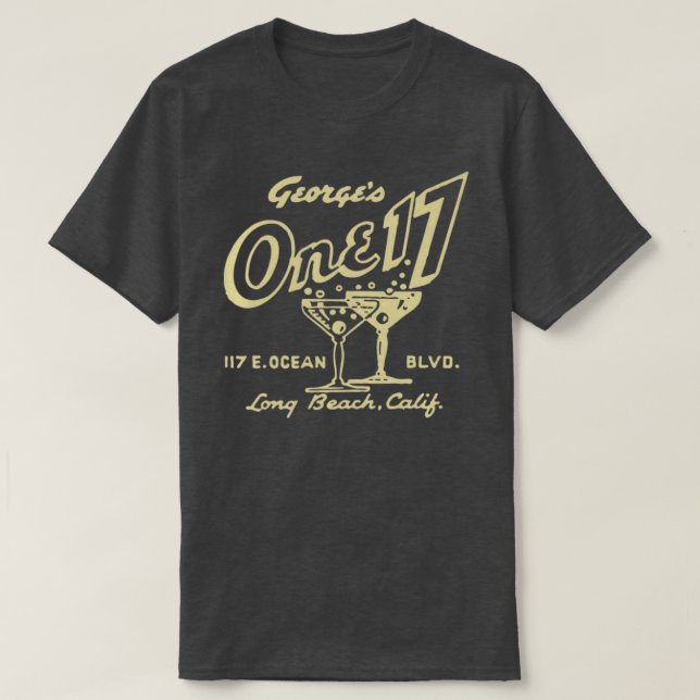 Vintages Long Beach Bar T-Shirt (Design vorne)